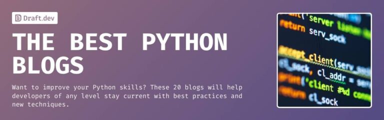 The Best Python Blogs.